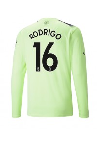 Manchester City Rodri Hernandez #16 Voetbaltruitje 3e tenue 2022-23 Lange Mouw